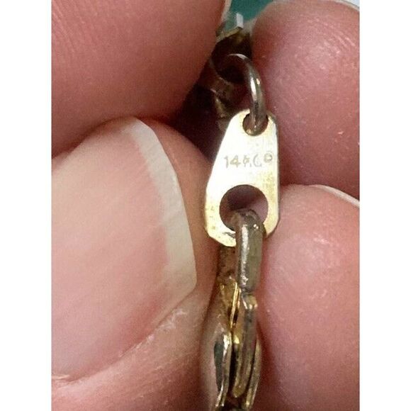 Women’s 14K Gold Plated 12” Fashion Necklace - Picture 9 of 9